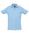 11362 Spring II SOL'S Spring II Heavy Cotton Piqué Polo Shirt sky blue colour image